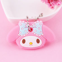 Load image into Gallery viewer, Cute Cartoon Keychain Silicone Stitch Protective Key Case Cover for Key Control Dust Cap Holder Gift Women Key Chain