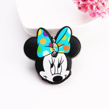 Load image into Gallery viewer, Cute Cartoon Keychain Silicone Stitch Protective Key Case Cover for Key Control Dust Cap Holder Gift Women Key Chain