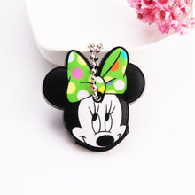 Load image into Gallery viewer, Cute Cartoon Keychain Silicone Stitch Protective Key Case Cover for Key Control Dust Cap Holder Gift Women Key Chain