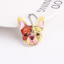 Load image into Gallery viewer, Cute Cartoon Keychain Silicone Stitch Protective Key Case Cover for Key Control Dust Cap Holder Gift Women Key Chain