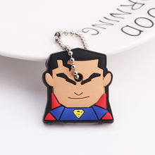 Load image into Gallery viewer, Cute Cartoon Keychain Silicone Stitch Protective Key Case Cover for Key Control Dust Cap Holder Gift Women Key Chain